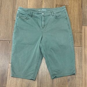 Tommy Bahama Boracay Beach High Rise Boardwalk Tea Leaf Denim Bermuda Short